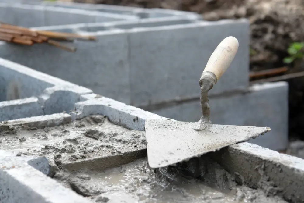 Muret parpaing près de Plouharnel